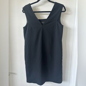 rag & bone Black V-Neck Backless Dress